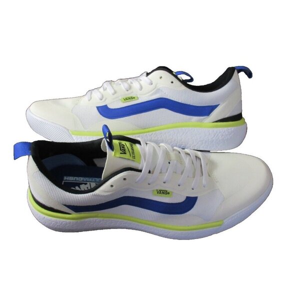 Vans Shoes - Vans Women's UltraRange Exo True White Multi Blue Green Striped Shoes Sizes NIB